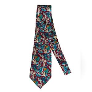 Bert Pulitzer Collectors Edition Vintage Floral Silk Tie